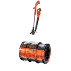 BLACK+DECKER 20V MAX Weed Eater, Edger and Sweeper Combo, Includes 2 Batteries and Charger, Cordless Electric Weed Wacker and 130 Mph Hard Surface Leaf Blower, 10 in. (LCC222)