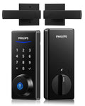 Philips Keypad Front Door Lock Set, Smart Deadbolt with 2 Lever Handle