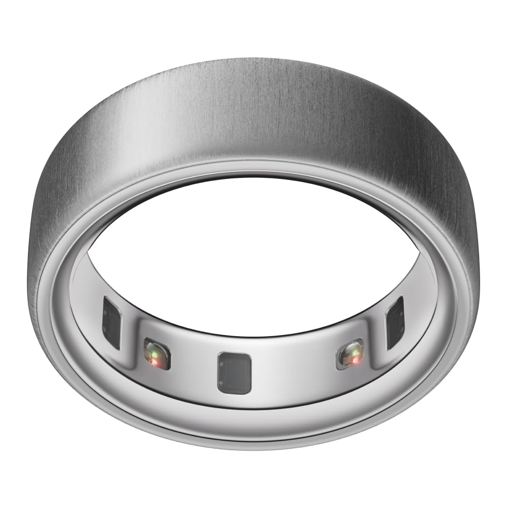 Oura Ring 4 Smart Ring - Silver - Size 7