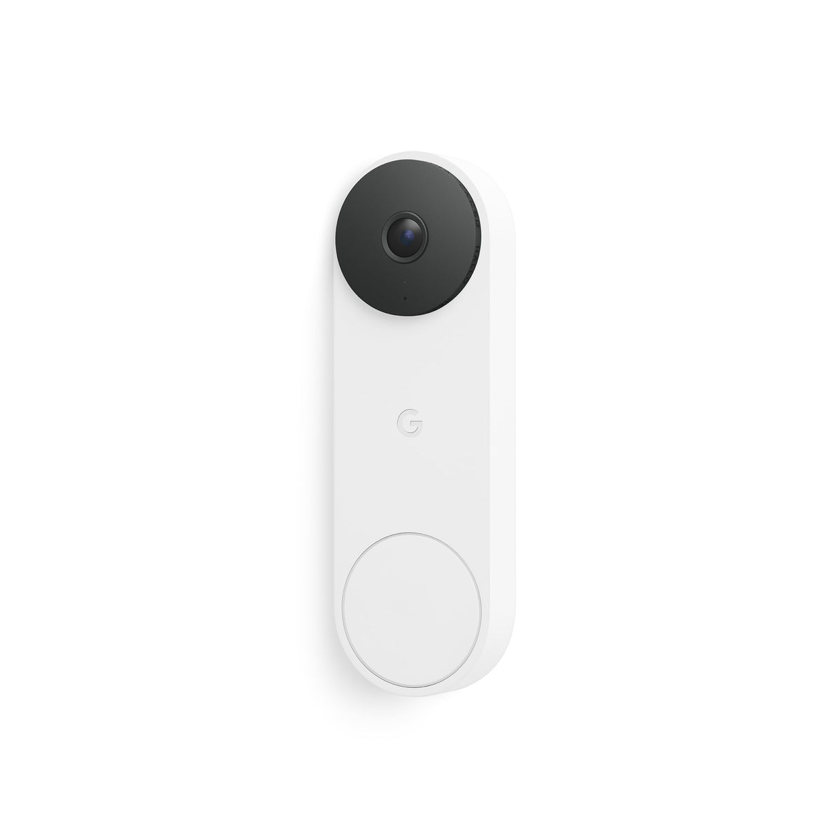 Google Nest Doorbell (Wired, 3rd Gen) - 2K Video, Live View - 2025 - Snow