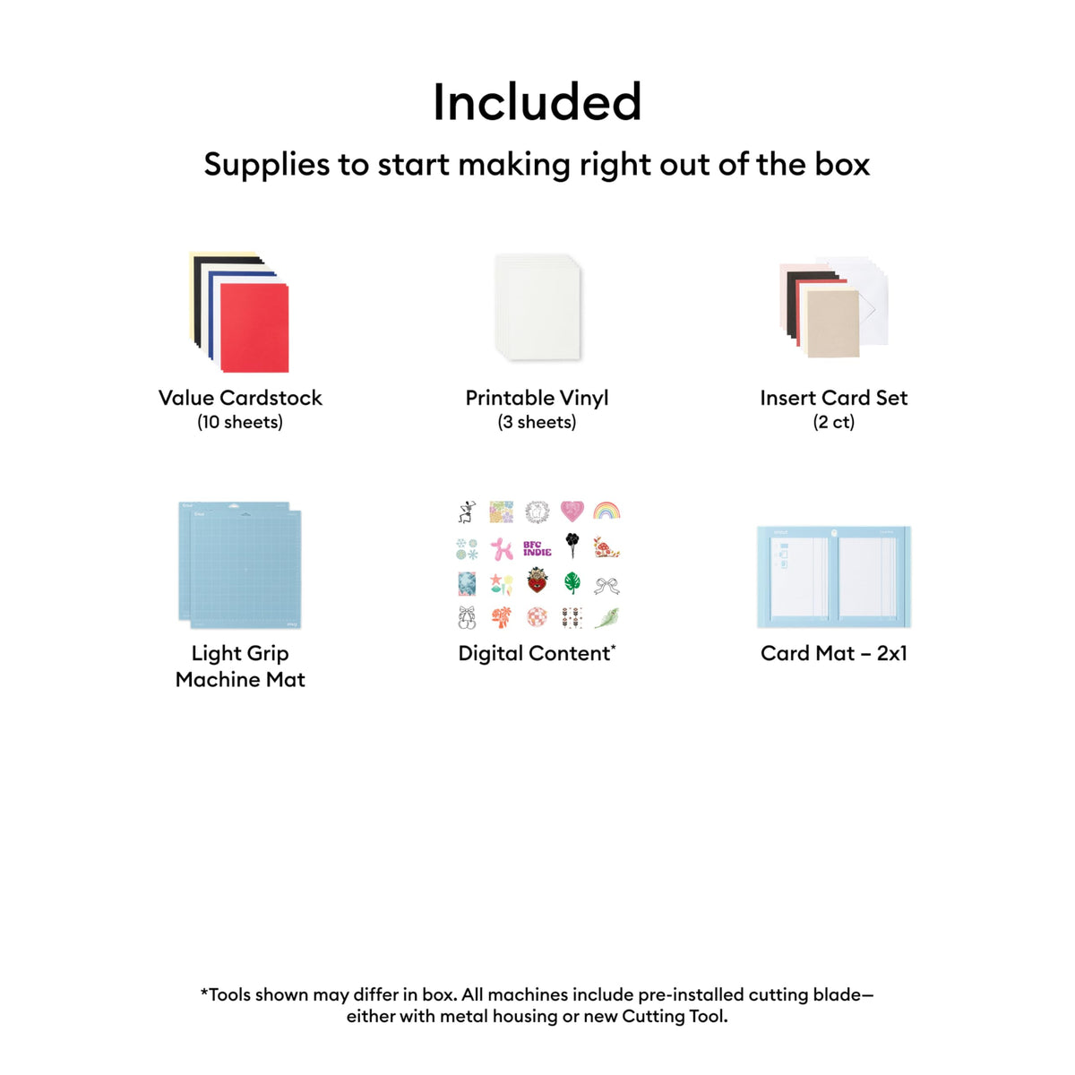 Cricut Explore® 5 Essential Bundle + Digital Content, Taupe