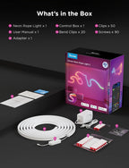 Govee RGBIC Neon Lights 32.8ft Works with Matter, Alexa, Google Assistant