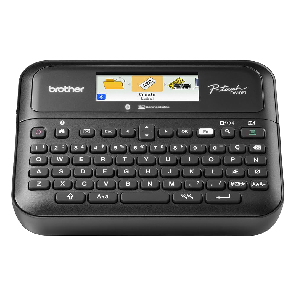 Brother P-Touch PT-D610BT Business Professional Connected Label Maker with Bluetooth®
