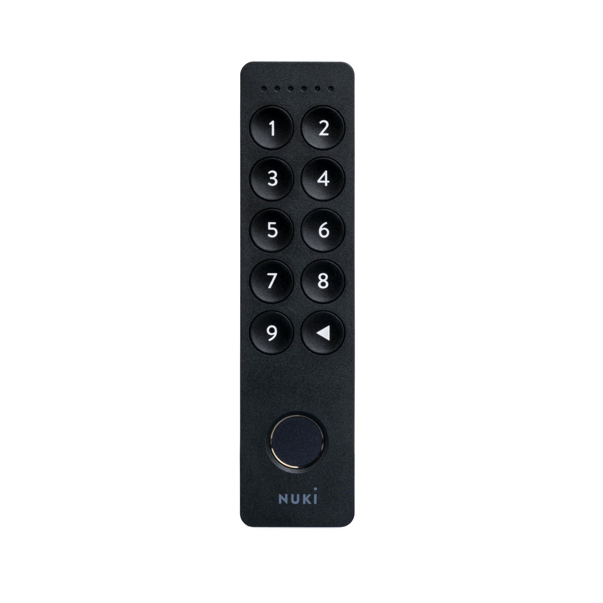 Nuki Keypad 2.0 Fingerprint Door Access, Secure Code Entry for Smart Lock, Easy Install, Keyless Entry for Kids, Seniors, Guests, Smartphone-Free Access