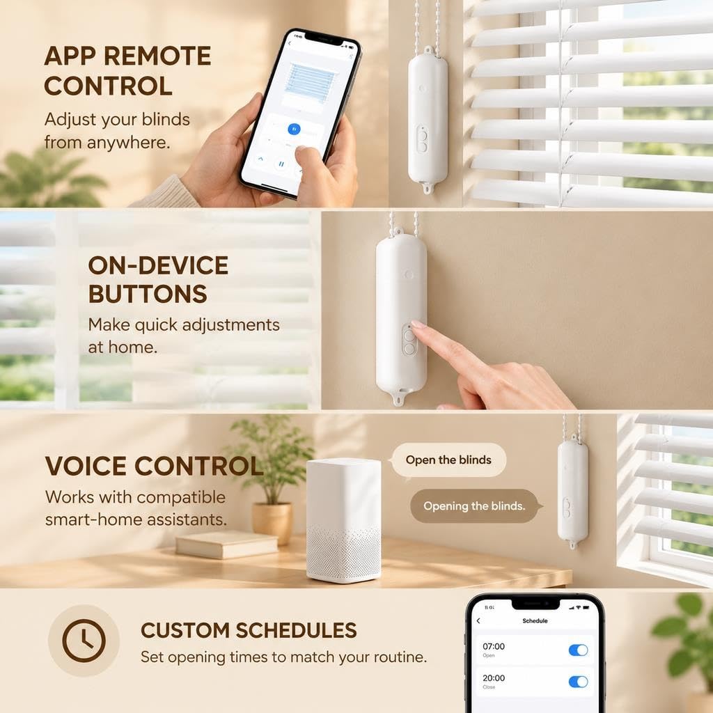 Smart Curtain Motor Slide-Out Remote Opener