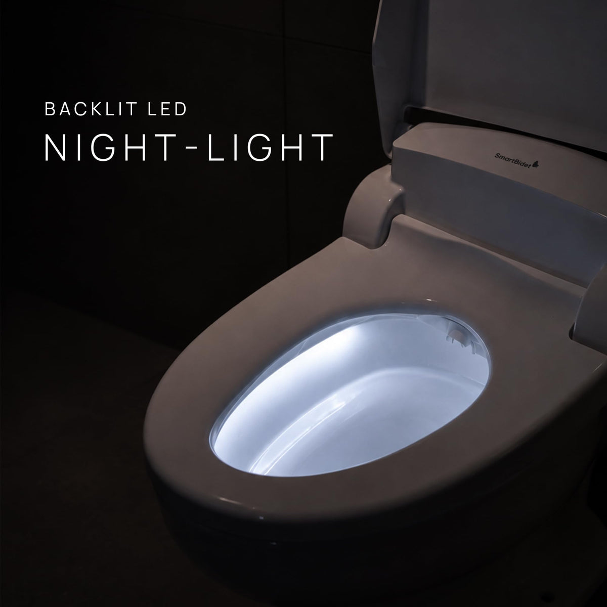 SmartBidet® SB-1000 Electric Bidet Toilet Seat, 3-Year Warranty, Remote Control, Heated Seat, Warm Water, Air Dryer, Elongated