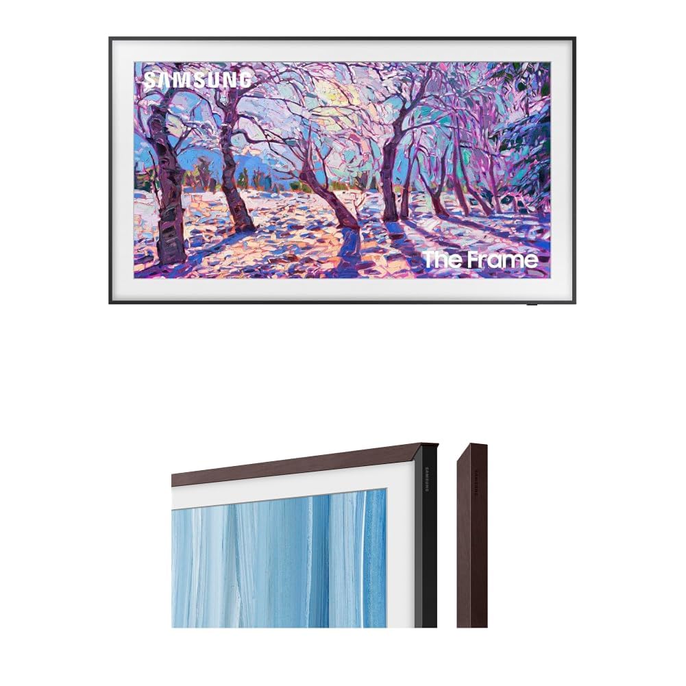 Samsung 55-Inch Class The Frame LS03F 4K QLED Smart TV (2025 Model) Slim Fit Wall Mount, Modern Frame Design, NQ4 AI Gen2 Processor, Art Mode, Artful Picture Quality, Samsung Vision AI, Alexa Built-in