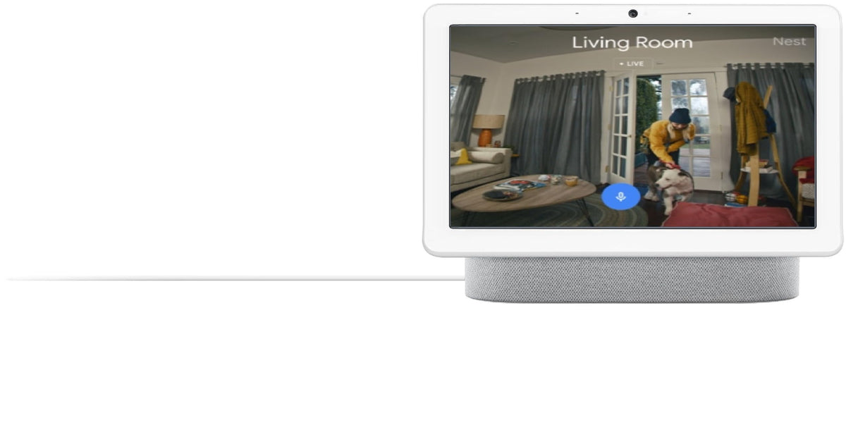 Google Nest Hub Max, Japan Model, Multi Language Nest Hub 10-inch with English Compatibility, H2A GA00426-JP (Chalk)