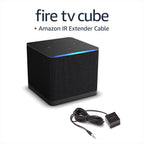 Amazon Fire TV Cube, with AI-powered Fire TV Search, Hands-free streaming device, find shows faster with Alexa+, Wi-Fi 6E, 4K Ultra HD