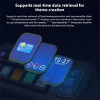 AI Voice Control Panel, 10 Mechanical LCD Macro Keys 2.01in Secondary Screen Voice Recognition Smart Home AI Control Panel, Multi Functional with (White)