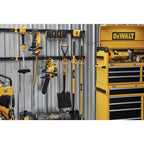 DEWALT Tool Organizer, Wall Mount, Kit for Lawn & Garden Tools, Includes Hooks, 2 Metal Rails, Charger Mount and Magnetic Power Strip, DEWALT Workshop Storage System Compatible (DWST82826)
