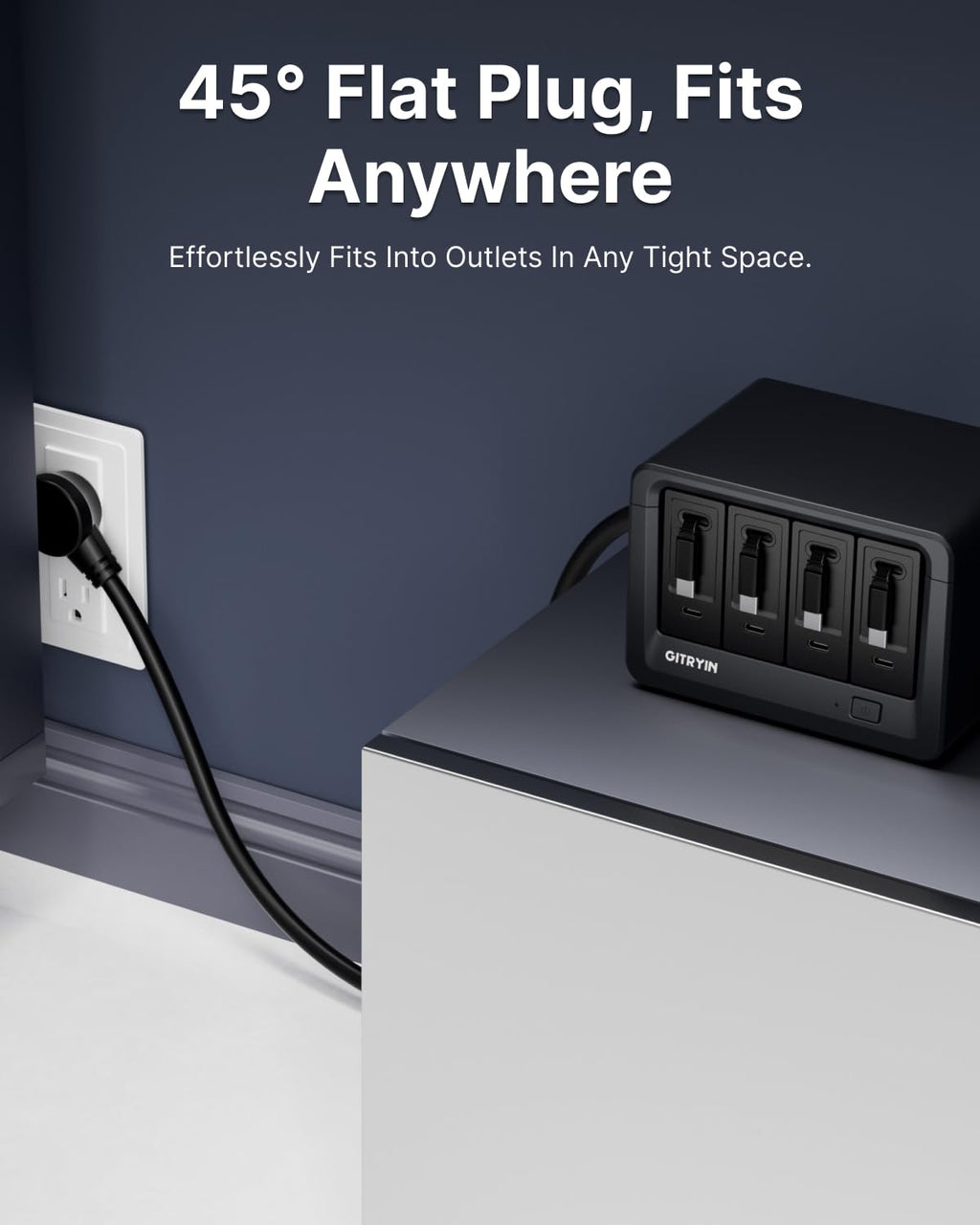 12-in-1 Desktop Charging Station, 160W USB Retractable GaN Charger