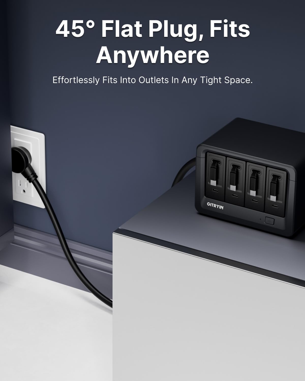 12-in-1 Desktop Charging Station, 160W USB Retractable GaN Charger