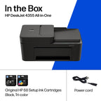 HP DeskJet 4355 Color Inkjet Printer | Wireless | All-in-One