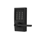 Schlage Encode Smart WiFi Lock, Lever Handle, Century Trim, Matte Black