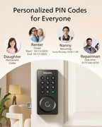 Philips Wi-Fi Smart Deadbolt Lock, Keyless Entry Door Locks for Front Door