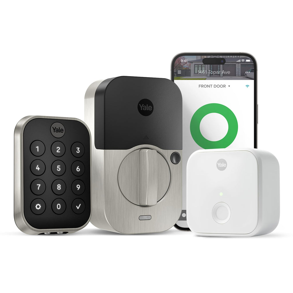 Yale Bluetooth Smart Lock Deadbolt with Keypad, Keyless Entry