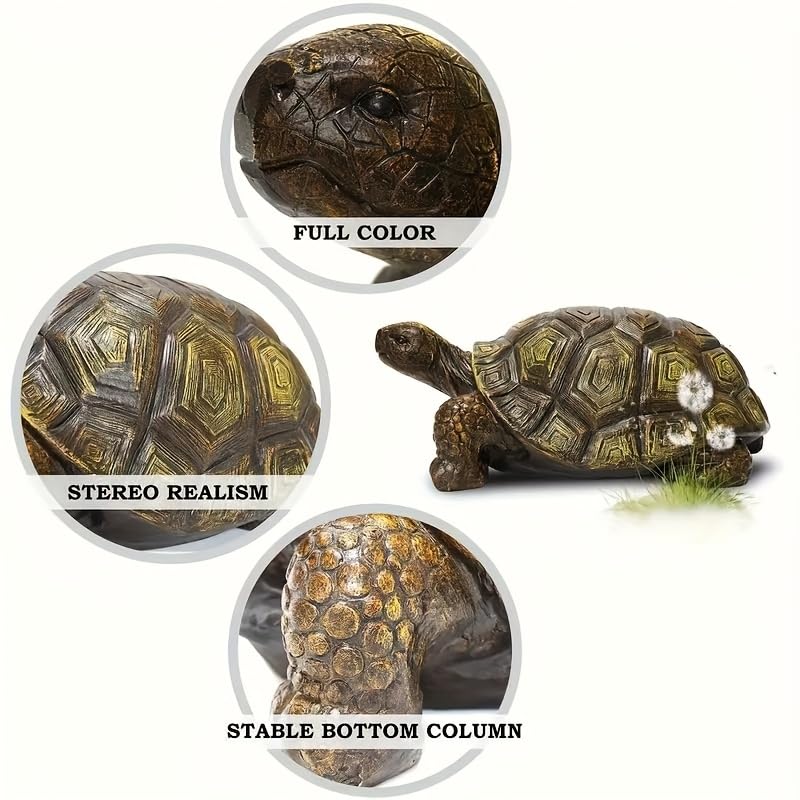 21"Large Outdoor Turtle Statue Stool for Garden,Porch,Yard & Patio