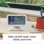 Echo Show 5 (3rd Gen, 2023 release) in Cloud Blue bundle with TP-Link Kasa Smart Color Bulb