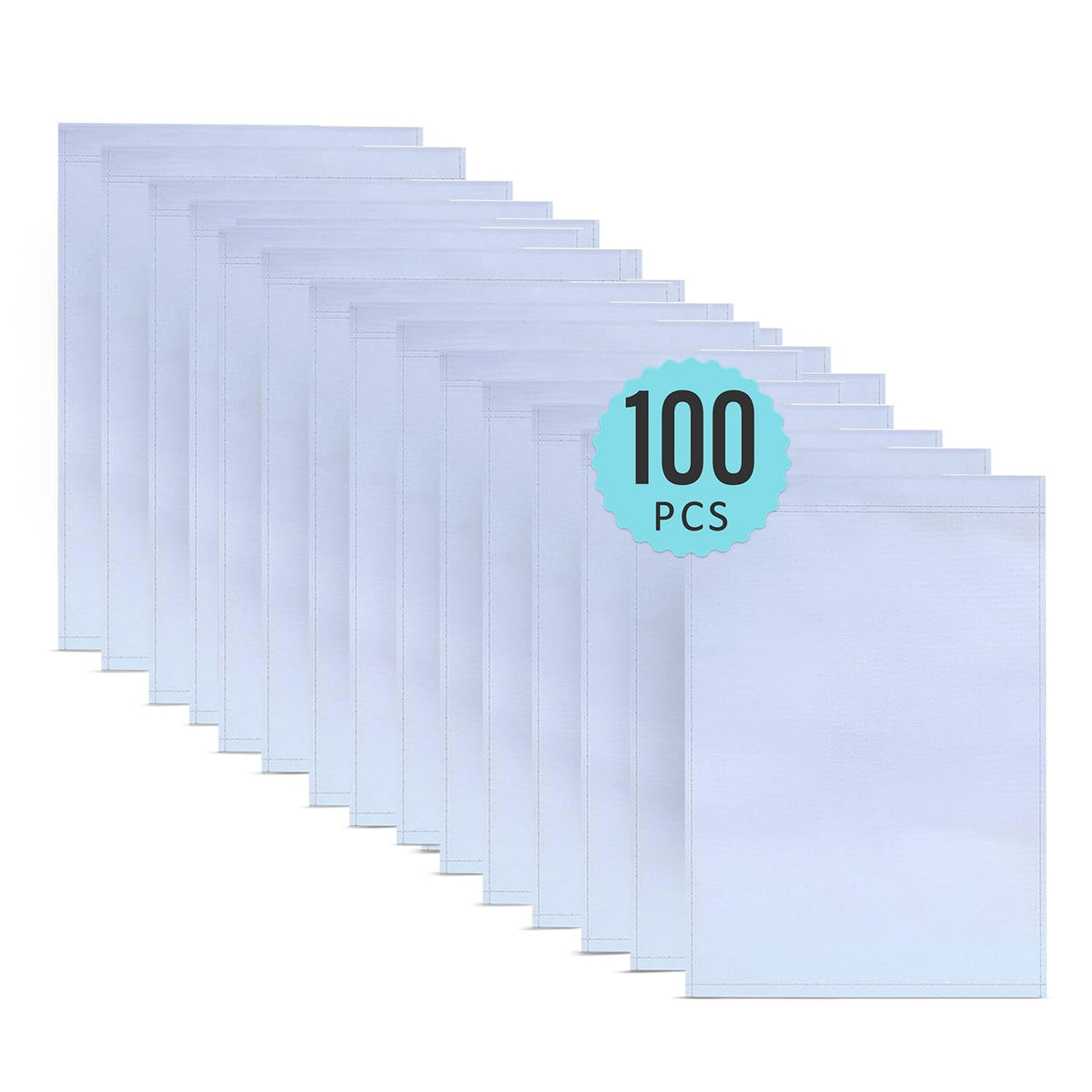 100 Pcs Sublimation Blank Garden Flags 100% Polyester 3 Layer Double-Sided Ready for Printing Garden or Lawn Banner | 12x18in DIY Vinyl or Dye Sublimation Blank Flags Pack of 100
