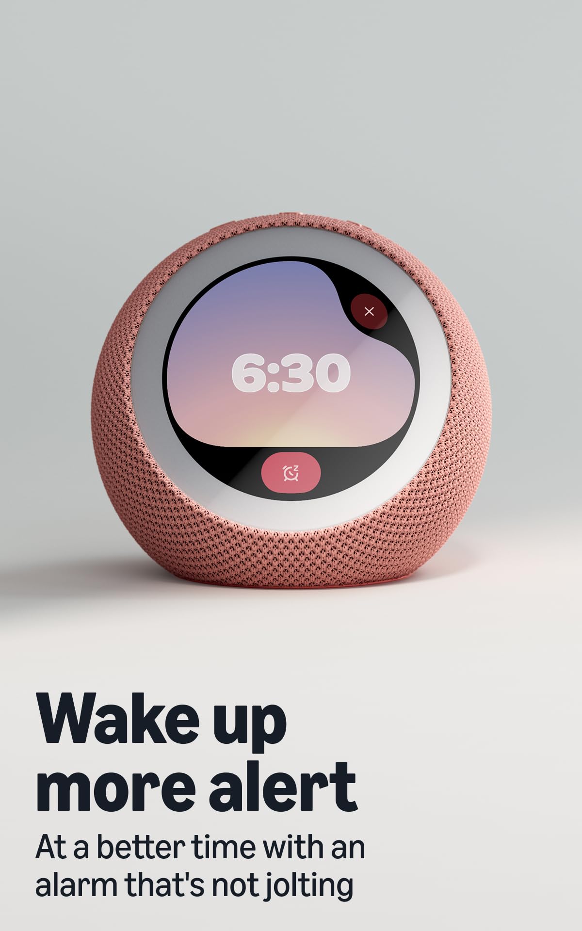Amazon Echo Time (all-new), Customizable smart clock, Smart alarms, Ambient sounds, Smart home hub, Ideal for bedrooms, Designed for Alexa+, Graphite