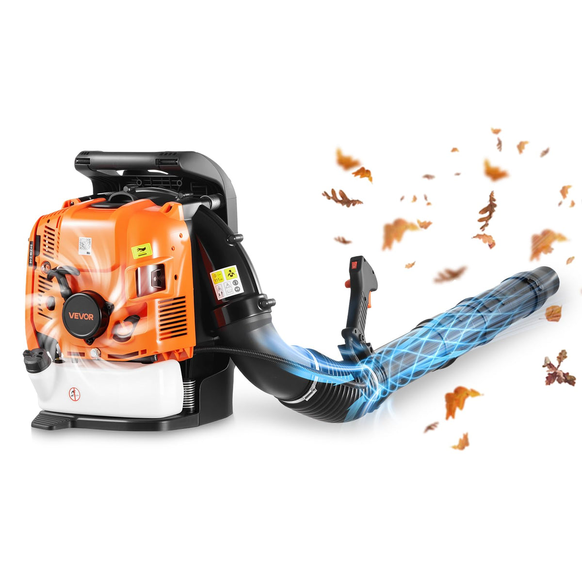 VEVOR 79cc Backpack Blower 2 Cycle Gas Powered Leaf Blower