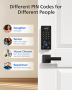 Philips Smart Deadbolt Lock with 2 Lever Handle, Keypad Front Door Lock Set