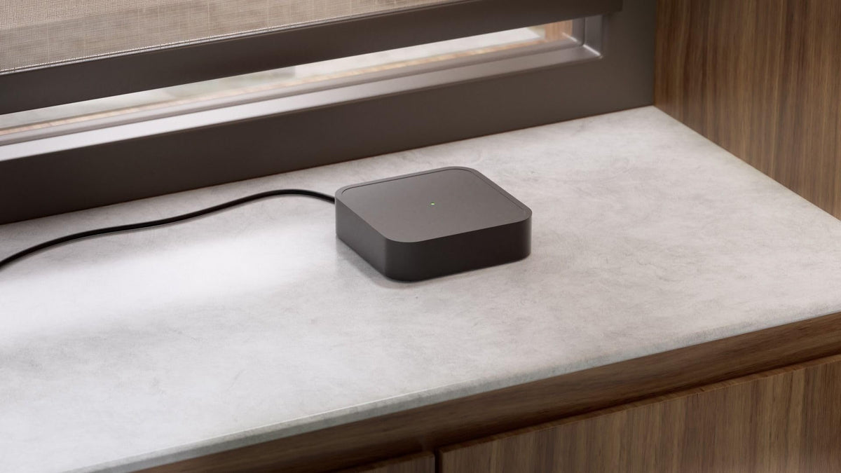 Coulisse MotionBlinds Wi-fi Bridge Smart Home Gateway Hub for Blinds, Shades - Compatible with Alexa, Google Assistant, etc - Integrate with Brilliant & SmartThings - Black (CM-55)