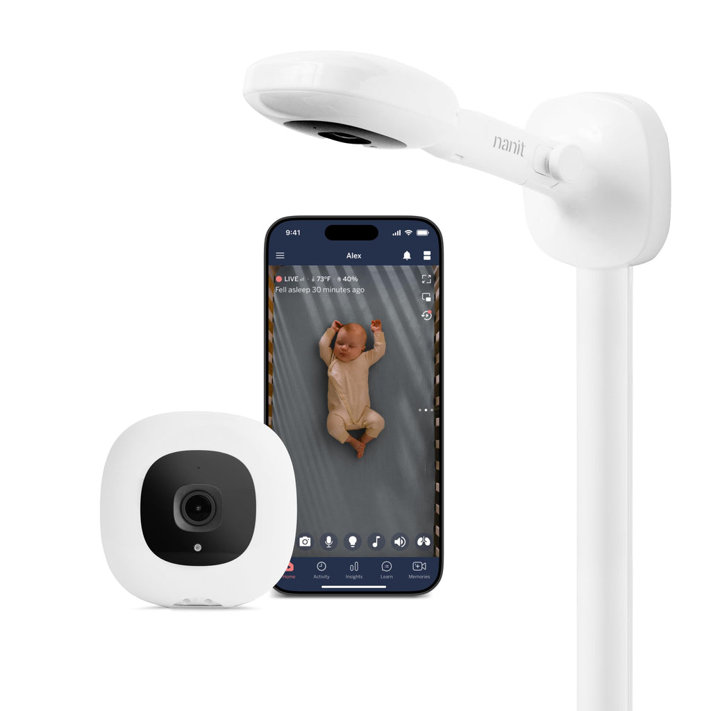 Nanit Smart Baby Video Monitor - Camera & Floor Stand - 1080p Wi-Fi Camera