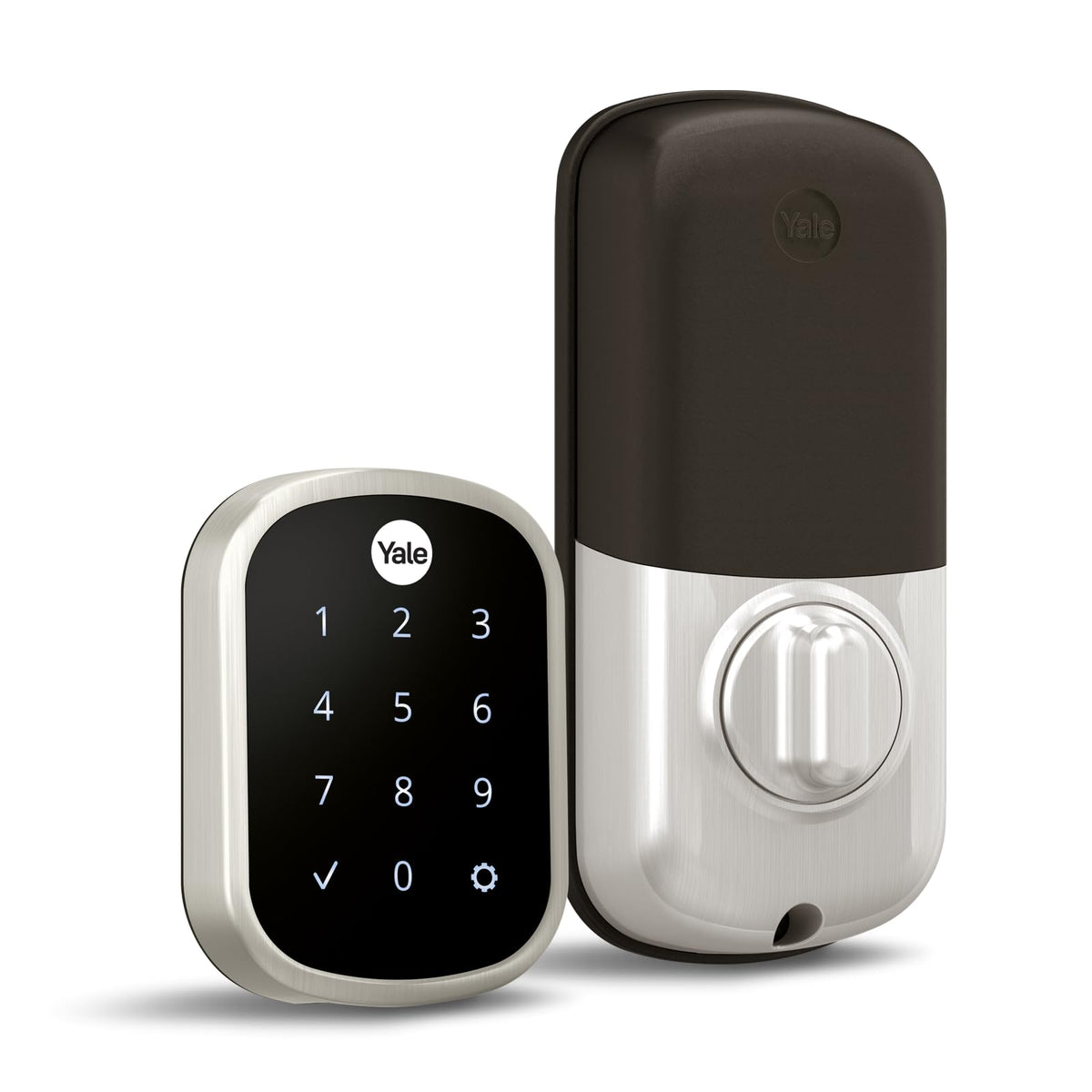 Yale Key Free Touchscreen Deadbolt - Black Suede, YRD157-NR-BSP