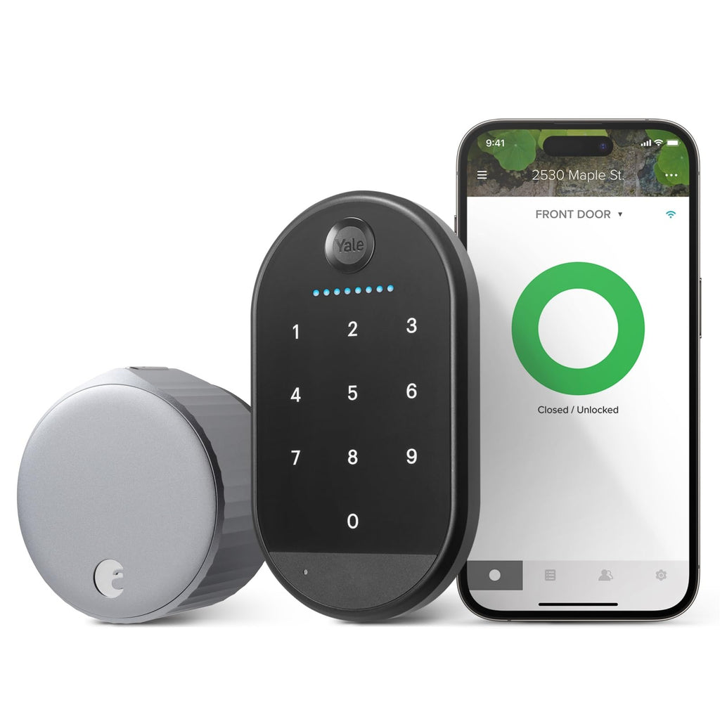 Yale August Wi-Fi Smart Lock with Keypad Touch in Silver