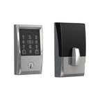 Schlage Encode Plus Smart WiFi Deadbolt Lock, Tap to Unlock, Satin Nickel