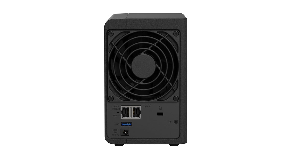 Synology DS225+ Private Cloud Media Server - Stream, Back Up Photos & Share Files, Intel CPU for Hardware Transcoding (2-Bay Diskless NAS)