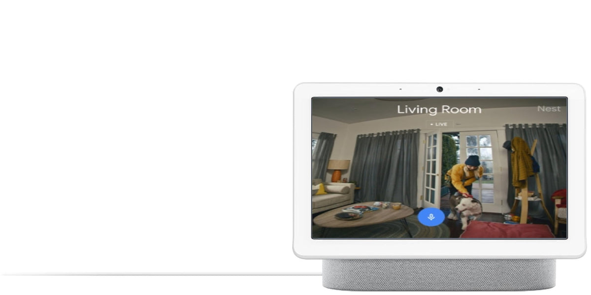 Google Nest Hub Max, Japan Model, Multi Language Nest Hub 10-inch with English Compatibility, H2A GA00426-JP (Chalk)