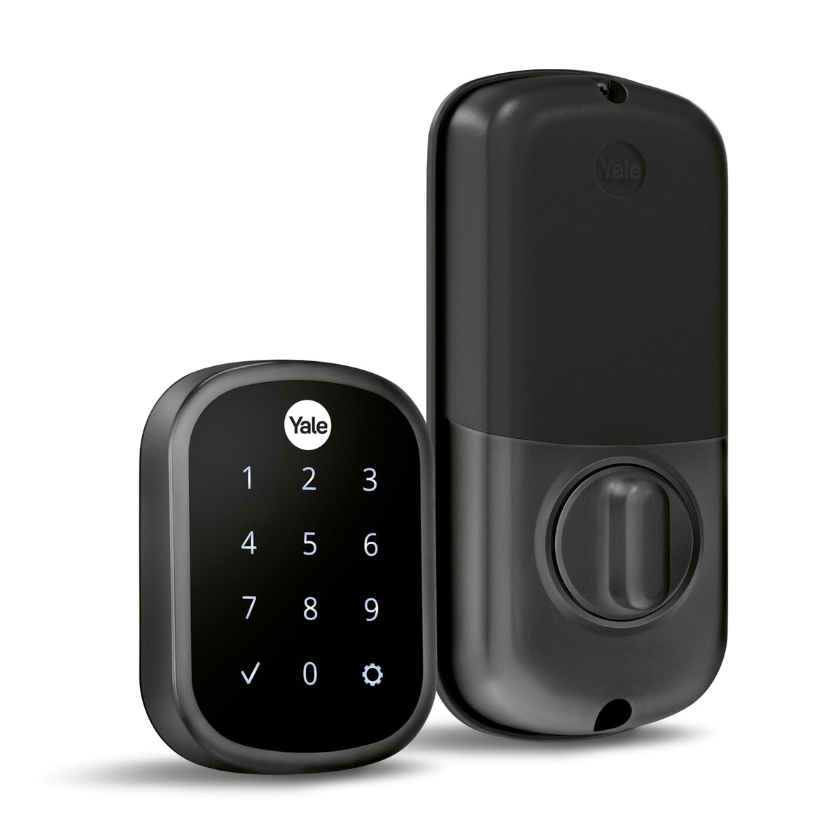 Yale Key Free Touchscreen Deadbolt - Black Suede, YRD157-NR-BSP