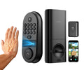 Smart Lock with Palm Vein & Face Recognition, Keyless Front Door Deadbolt
