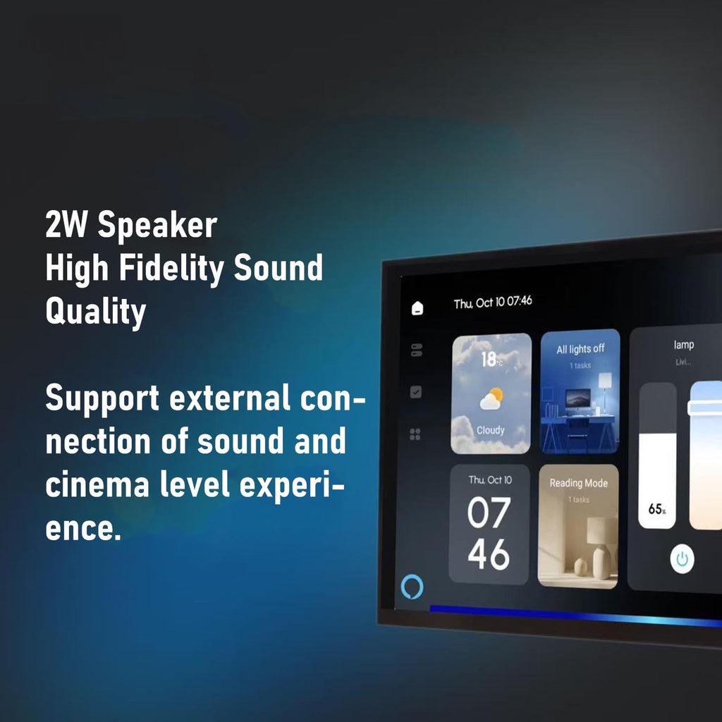 Smart Home Control Panel, ABS 8 Inch Touch Screen Voice