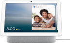 Google Nest Hub Max 10" Smart Display Assistant Voice Control, Built-in Camera, Wi-Fi, Bluetooth, Smart Home Hub, Stereo Speakers, Gesture & Video Calling – Chalk (Bulk Packaging)