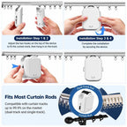 Smart Curtain Motor Slide-Out Remote Opener