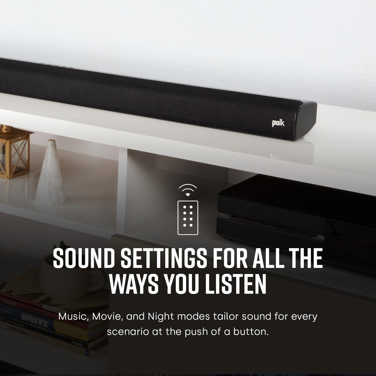 Polk Audio Signa S2 Ultra-Slim Sound Bar for Smart TV with Subwoofer
