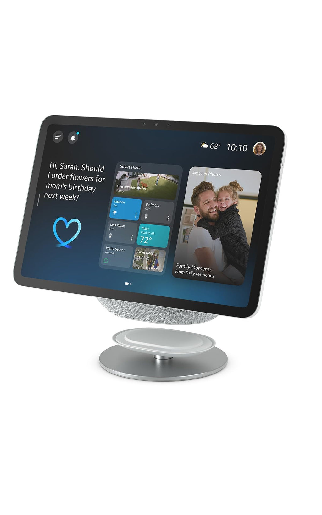 Amazon Echo Show 11 (2025 release) with Amazon Adjustable Stand | Glacier White