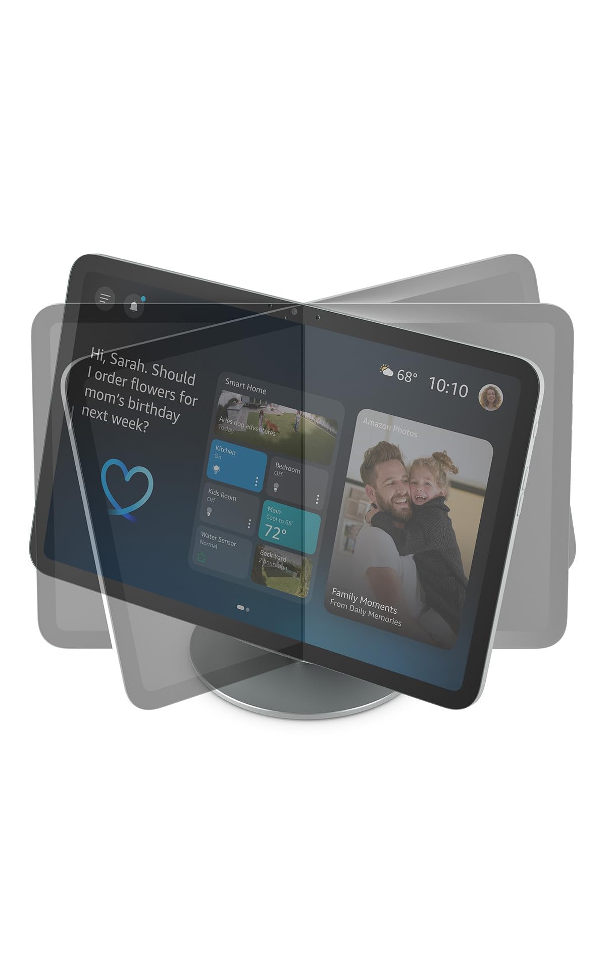 Amazon Echo Show 11 (2025 release) with Amazon Adjustable Stand | Glacier White