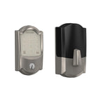 Schlage Encode Smart WiFi Deadbolt Lock with Century Trim, Matte Black