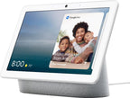 Google Nest Hub Max 10" Smart Display Assistant Voice Control, Built-in Camera, Wi-Fi, Bluetooth, Smart Home Hub, Stereo Speakers, Gesture & Video Calling – Chalk (Bulk Packaging)