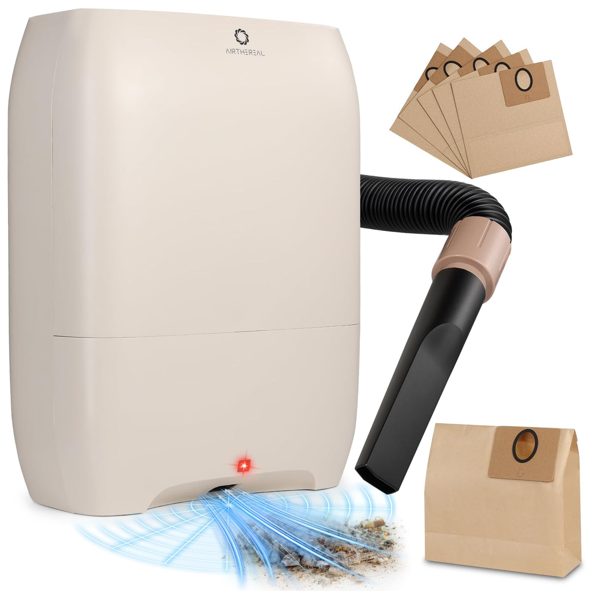 AIRTHEREAL T1 Touchless Vacuum Automatic Dustpan, Auto Sensor, 20Kpa 1500W
