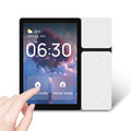 3.5 Inch Smart Home Control Panel with 3 Gang Relay Touchscreen and 3 Button, All-in-One APP Control Home Devices Switch Wall Mount Smart Panel, Built-in IR&Voice Assistant - White