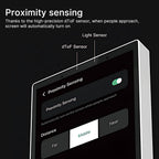 5 Inch Smart Home Control Panel Touchscreen, All-in-One Home Devices Switch Wall Mount Smart Panel Built-in Multimode Gateway and Voice Assistant Compatible with Smart Home Devices