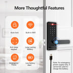 3D Face Recognition Smart Lock with Camera and Handle
