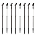 Malibu Low Voltage LED Telescoping Wall Light Outdoor Spotlight Waterproof Lighting for Driveway, Yard, Lawn, Flood, Garden, Outdoor Lighting 8 PK 8406-2606-08