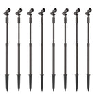 Malibu Low Voltage LED Telescoping Wall Light Outdoor Spotlight Waterproof Lighting for Driveway, Yard, Lawn, Flood, Garden, Outdoor Lighting 8 PK 8406-2606-08
